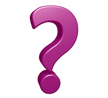 purple question mark