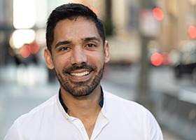 young man smiling in Oklahoma City 